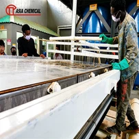 Liy pwodiksyon aliminyòm sulfat pou endistri Papermaking